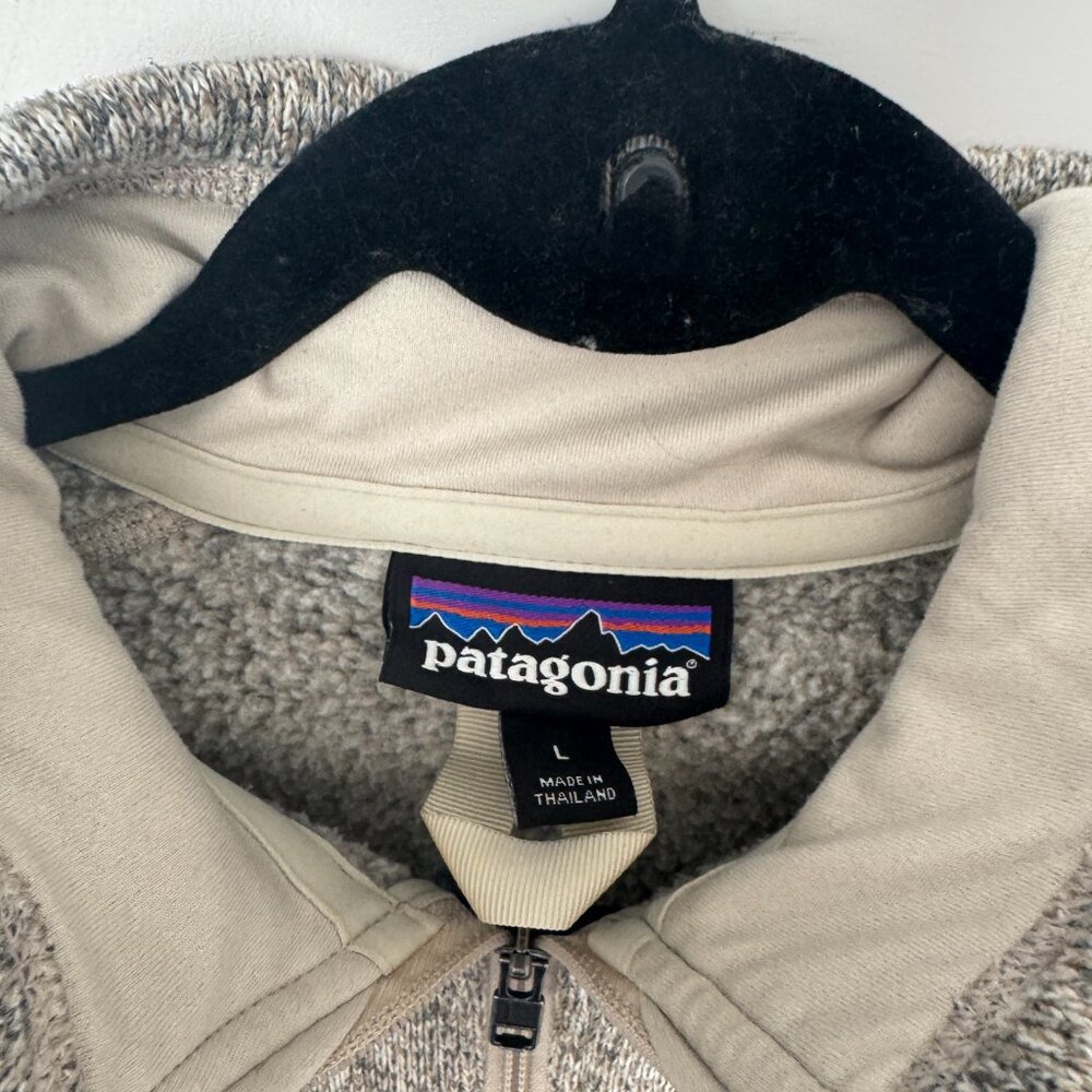 Patagonia | Women's Better Sweater® 1/4-Zip in Pelican - Picture 4 of 4